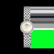 Tissot 19.5mm Silver Lovely, Mother of Pearl &amp; Diamond Dial, Ladies Bracelet Watch
