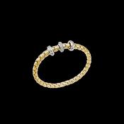Chimento 18ct Yellow Gold Diamond Flexible Bracelet, 0.19ct image