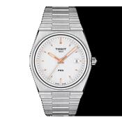 Tissot 40mm Silver Tone PRX, Silver &amp; Date Dial, Gents Bracelet Watch image