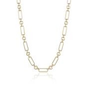 9ct Yellow Gold Paper Link Necklace