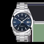Tissot 40mm Automatic Gentleman, Blue &amp; Date Dial, Gents Bracelet Watch