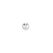 9ct White Gold Single Ball Stud Earring image