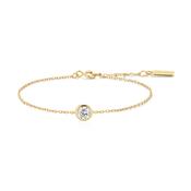 Ania Haie Yellow Gold Plate Just You Solitaire Bracelet image