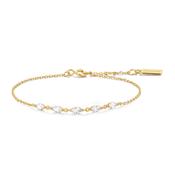Ania Haie Yellow Gold Plate CZ Quintet Marquise Bracelet image