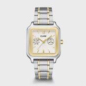 Cluse 30mm Gracieuse Multifunction Silver Dial Two Tone Link Strap Watch image