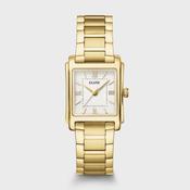 Cluse 22mm Anglée White Dial Yellow Gold Tone Watch image