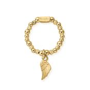 ChloBo Yellow Gold Plated Divinity Within Ring - Size Medium image