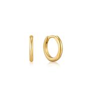 Ania Haie Yellow Gold Plate Huggie Hoops image