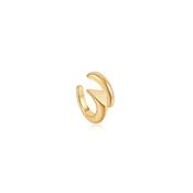 Ania Haie Yellow Gold Plated Gold Spike Wrap Ear Cuff image