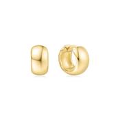 Ania Haie Yellow Gold Plated Chubby Small Huggie Hoops