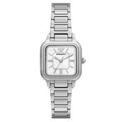 Emporio Armani 35mm Ladies Cecilia Mother of Pearl Dial Silver Bracelet Watch image