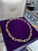 9ct Yellow Gold Heavy T-Link Necklace