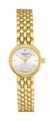 Tissot 19.5mm Lovely Silver Dial Yellow Gold Tone Ladies Bracelet Watch