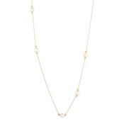 9ct Yellow Gold Contemporary Fresh Water Pearl Necklet