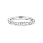 Ania Haie Silver CZ Pave Ring - Size 56 image