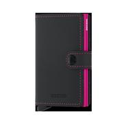SECRID Matte Black &amp; Fuchsia Mini Wallet image