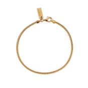 ChloBo MAN Gold Plated Braided Fox Tail Bracelet