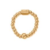 ChloBo Yellow Gold Plated Mini Ring - Size Medium image