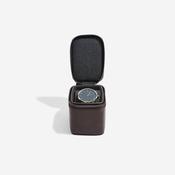Stackers Mens Brown Zipped Travel Watch Box