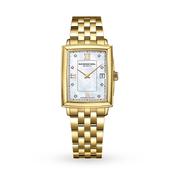 Raymond Weil 35mm Toccata Rectangle Mother of Pearl set Diamond Dial Watch