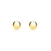 9ct Yellow Gold Classic 6mm Ball Earrings image