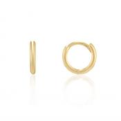9ct Yellow Gold 10mm Huggy Hoop Earrings