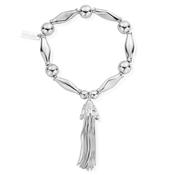 ChloBo Sterling Silver Chunky Tassel Pendant Bracelet