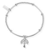 ChloBo Sterling Silver Mini Noodle &amp; Beads Tree of Life Charm Bracelet image