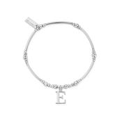 ChloBo Sterling Silver Iconic Initial 'E' Bracelet image