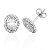 Sterling Silver Oval Stud Earrings image