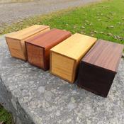 Wooden butter box, butter dish image