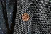 Copper Rose Lapel Pin image