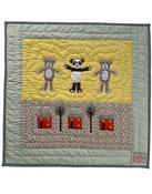 Yellow - Panda - Bear Pram Quilt