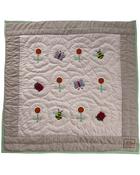 White Polka on Lilac - Bee - Butterfly - Lady Bird - Flower