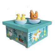 Dancing music box - Farm Hen and Chicken