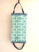 Face mask - Aqua vintage floral - size - Medium