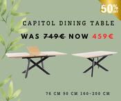 CAPITOL DINING TABLE SALE