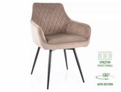 MARLO VELVET DINING CHAIR image