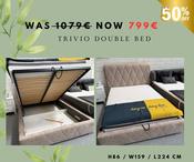 TRIVIO DOUBLE BED FRAME-SALE image