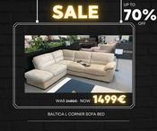 BALTICA III CORNER SOFA BED-SALE