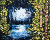 Out of this World hand finished print on canvas limited edition image