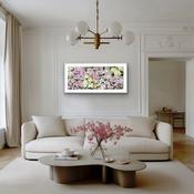 BEAUTY THE ROSE - original oil palette knife image
