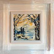 Out and About  -original oil palette knife image