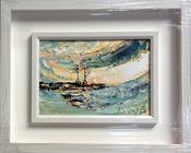 Beautiful Dawn Poolbeg- original palette knife image