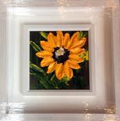 Sunflower Sunshine  -original oil palette knife image