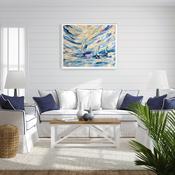 Spring Tide - original oil palette knife