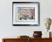 The Shelbourne Hotel -  hand finished -limited edition print on Canvas image