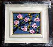 Like a Pink Confection in full bloom- original palette knife