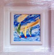 A Kaleidoscope of colour- original oil palette knife