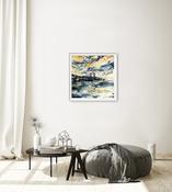 Day Break Poolbeg- original oil palette knife